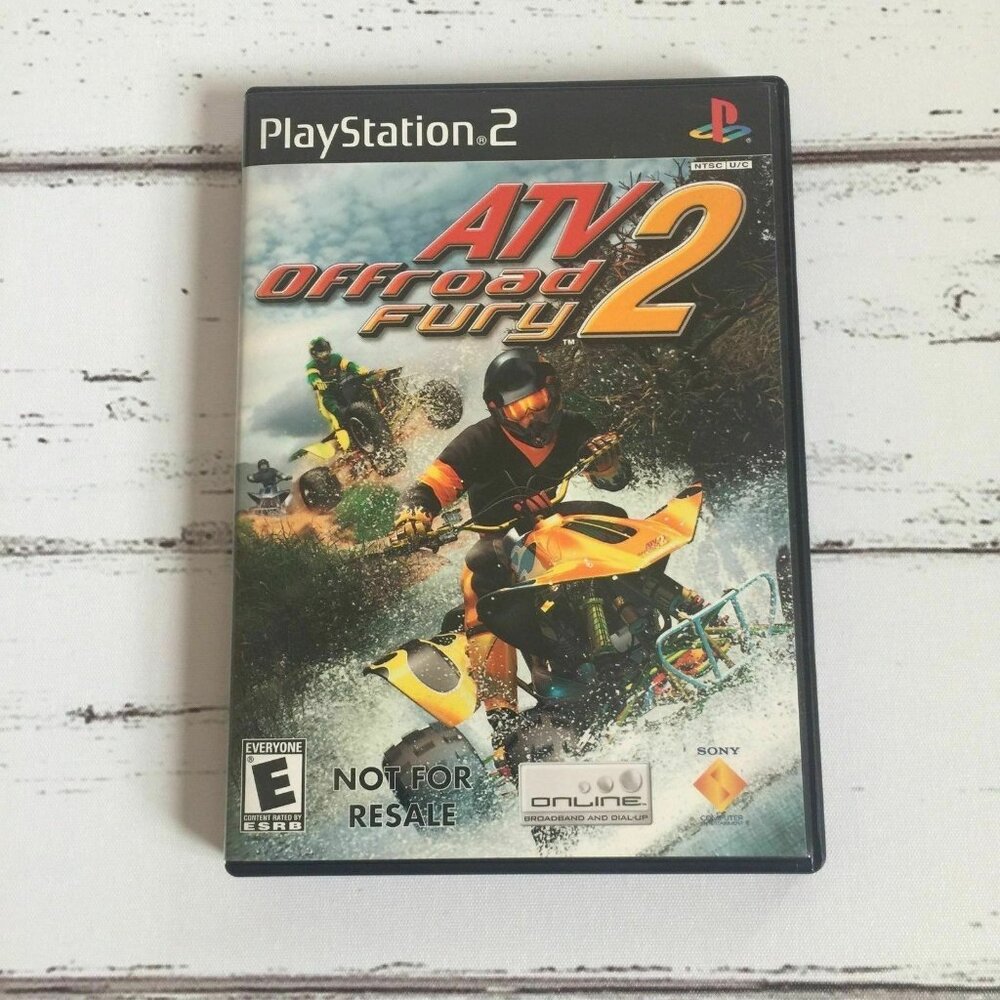 ATV Offroad Fury 2 Sony PlayStation 2 PS2 Video Game Tested And Works